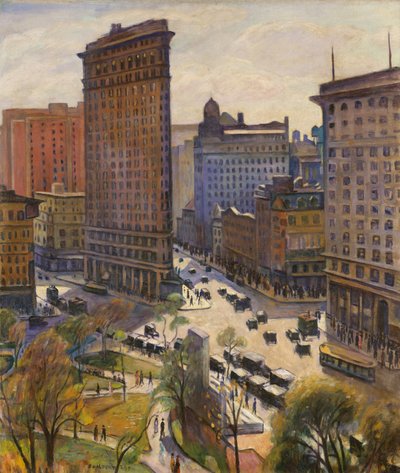 Il Flatiron Building, 1919 da Samuel Halpert